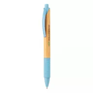 Bamboo & wheatstraw pen, blue Bamboo blue