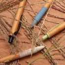 Bamboo & wheatstraw pen, green Bamboo Green