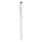 Pix stylus metalic, Everestus, TN, aluminiu, cauciuc, alb