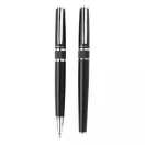 Set 2 instrumente de scris, pix si roller, Swiss Peak, 20IAN413, Otel, rpet, Negru