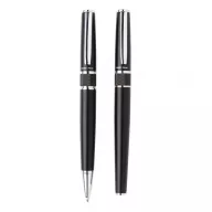   Set 2 instrumente de scris, pix si roller, Swiss Peak, 20IAN413, Otel, rpet, Negru