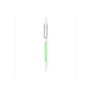 Pix metalic cu clips, Everestus, ML, abs, metal, alb