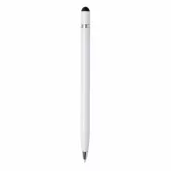 Pix stylus simplu metalic, Everestus, SC, aluminiu, pp, alb