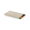 Set 6 creioane, 2502E14409, Everestus, 9.5 x 5 x 0.7 cm, Hartie, Grafit, Alb