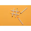 Set 6 creioane, 2502E14409, Everestus, 9.5 x 5 x 0.7 cm, Hartie, Grafit, Alb