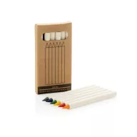   Set 6 creioane, 2502E14409, Everestus, 9.5 x 5 x 0.7 cm, Hartie, Grafit, Alb