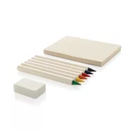   Set 6 creioane, 2502E14408, Everestus, 17 x 11.5 x 1.5 cm, Hartie, Grafit, Alb
