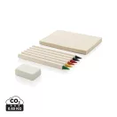 Set 6 creioane, 2502E14408, Everestus, 17 x 11.5 x 1.5 cm, Hartie, Grafit, Alb