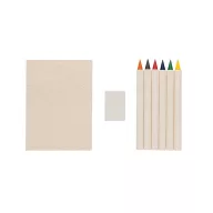   Set 6 creioane, 2502E14408, Everestus, 17 x 11.5 x 1.5 cm, Hartie, Grafit, Alb