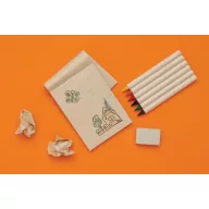   Set 6 creioane, 2502E14408, Everestus, 17 x 11.5 x 1.5 cm, Hartie, Grafit, Alb