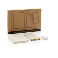   Set 6 creioane, 2502E14408, Everestus, 17 x 11.5 x 1.5 cm, Hartie, Grafit, Alb
