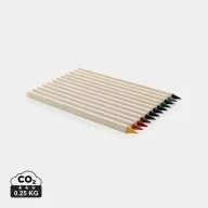   Set 12 creioane, 2502E14407, Everestus, 16.5 x 5.3 x 2.8 cm, Hartie, Grafit, Alb