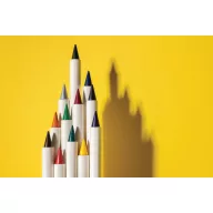   Set 12 creioane, 2502E14407, Everestus, 16.5 x 5.3 x 2.8 cm, Hartie, Grafit, Alb