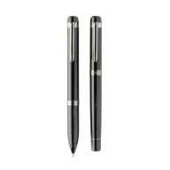   Set 2 instrumente de scris, Swiss Peak, 2610E18947, 14xØ1.2 cm, Otel inoxidabil, Alama, Negru