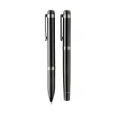 Set 2 instrumente de scris, Swiss Peak, 2610E18947, 14xØ1.2 cm, Otel inoxidabil, Alama, Negru