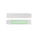 Rigla pliabila 1 m, 10 plieri, Everestus, FS, fibra de sticla, alb