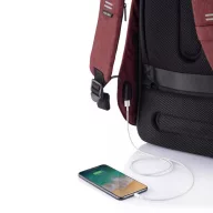   Rucsac sport casual, antifurt, port usb, buzunare ascunse, XD, 20IAN458, rpet, Rosu