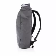   Rucsac antifurt usor, ideal pentru calatorii, laptop 15.6 inch, XD, BY, poliester, pvc, gri