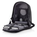 Rucsac mic sport casual, buzunare ascunse, antifurt, port usb, XD, 20IAN462, rpet, Negru
