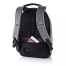 Rucsac mic sport casual, buzunare ascunse, antifurt, port usb, XD, 20IAN466, rpet, Gri