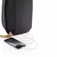   Rucsac sport casual, 21x9x32.5 cm, XD, 20SEP0453, Poliester, Poliuretan, Negru
