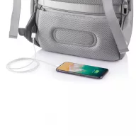   Rucsac antifurt sport casual, 21MAR2583, 30x18x45 cm, XD, Rpet, Poliester, Gri