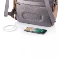   Rucsac antifurt sport casual, 21MAR2581, 30x18x45 cm, XD, Rpet, Poliester, Maro