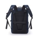Rucsac sport casual, 2401E16153, XD, 32x47x18 cm, rPET, Poliuretan, Albastru navy