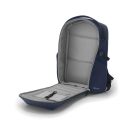 Rucsac sport casual, 2401E16153, XD, 32x47x18 cm, rPET, Poliuretan, Albastru navy