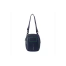 Geanta de umar, 2401E16160, XD, 16x7.5x21 cm, rPET, Poliuretan, Albastru navy
