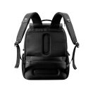 Rucsac sport casual, 2401E16725, XD, 32x14x41.5 cm, rPET, Poliuretan, Negru