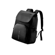   Rucsac sport casual, 2401E16725, XD, 32x14x41.5 cm, rPET, Poliuretan, Negru