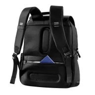   Rucsac sport casual, 2401E16725, XD, 32x14x41.5 cm, rPET, Poliuretan, Negru