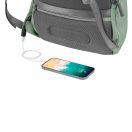 Rucsac sport casual, 2401E16154, XD, 30x18x45 cm, rPET, Poliester, Verde Iceberg