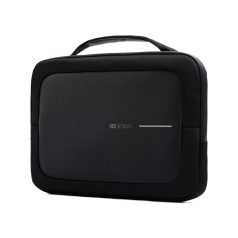   Geanta laptop 16 inch, XD by AleXer, 2401E10001, rPET, Poliuretan, Negru