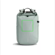   Rucsac sport casual, 2502E16256, XD, 29.5 x 15 x 44 cm, Poliuretan, Verde ice