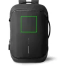 Rucsac sport casual, XD, 2601E14785, 30x11x46 cm, Nylon, Poliester, Negru