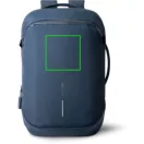 Rucsac sport casual, XD, 2601E14788, 30x11x46 cm, Nylon, Poliester, Albastru Navy