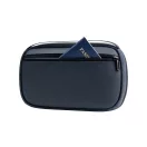 Geanta cosmetice, XD, 2601E14790, 27.5x9x17 cm, Poliuretan, Poliester, Albastru