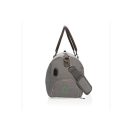 Geanta de weekend cu mufa de incarcare usb, Everestus, WD, poliester 600D, gri