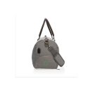 Geanta de weekend cu mufa de incarcare usb, Everestus, WD, poliester 600D, gri