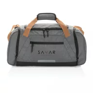   Geanta sport, Everestus, 22FEB0427, 55x26x29 cm, Poliester, Gri