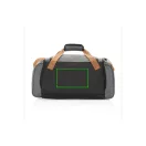 Geanta sport, Everestus, 22FEB0427, 55x26x29 cm, Poliester, Gri