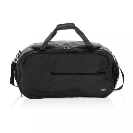 Geanta sport, Swiss Peak by AleXer, 22FEB0430, 61x27x31 cm, Poliester, Negru