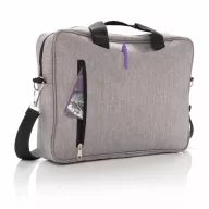 Geanta laptop 15 inch, Everestus, CC, poliester 600D, gri