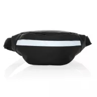   Borseta sport reflectorizanta, Everestus, 21OCT1242, 30 x 6.5 x 12 cm, Plastic, Poliuretan, Negru