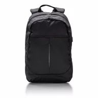   Rucsac Laptop 15 inch cu iesire mufa usb, Everestus, PR, poliester 600D, negru