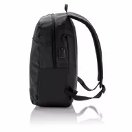  Rucsac Laptop 15 inch cu iesire mufa usb, Everestus, PR, poliester 600D, negru