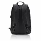 Rucsac Laptop 15 inch cu iesire mufa usb, Everestus, PR, poliester 600D, negru