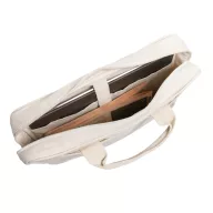   Geanta laptop 15.4 inch, 2401E16278, Everestus, 39x34x5 cm, Bumbac, Crem